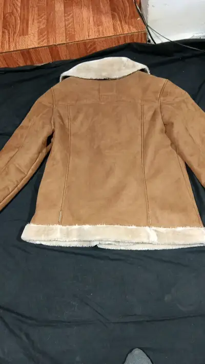 Chaqueta de gamuza marrón - miniatura 3