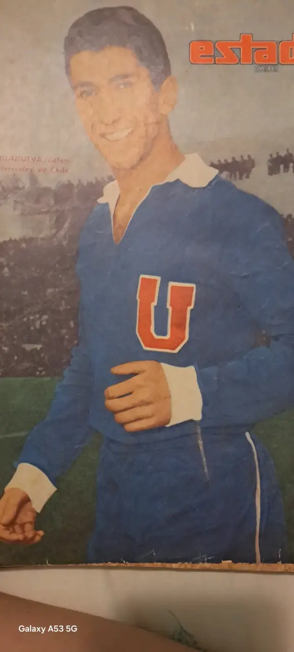 Revista antigua de fútbol Universidad de Chile