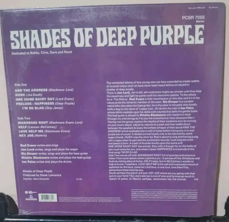 Vinilo Shades of Deep Purple - 2