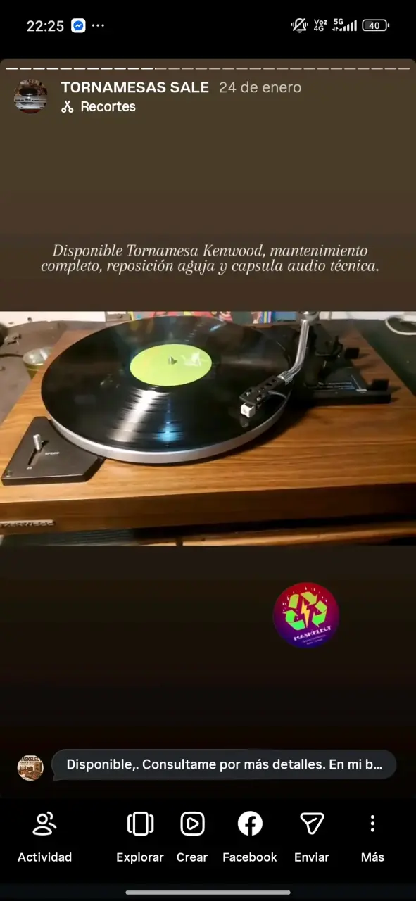 Tornamesa Kenwood kd-2033  con Brazo Automático - 3