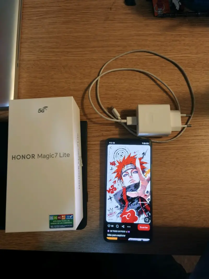Smartphone Honor Magic7 Lite con cargador - 4