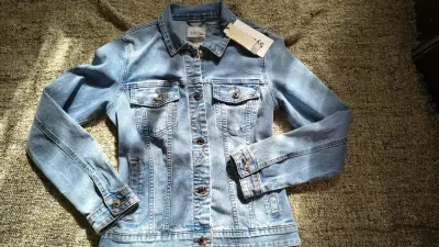 Chaqueta de mezclilla azul Sybilla talla S - miniatura 1