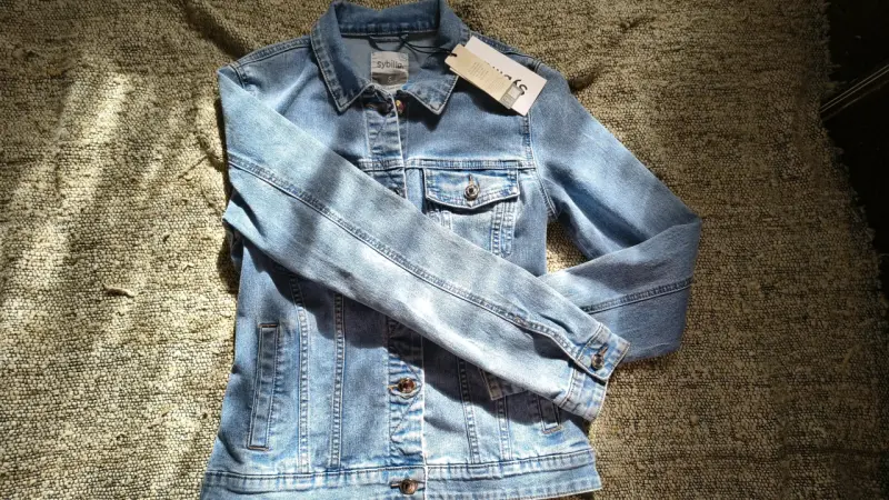 Chaqueta de mezclilla azul Sybilla talla S - 2