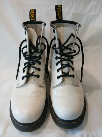 Botas  de cuero Dr. Martens modelo 1460 - miniatura 6