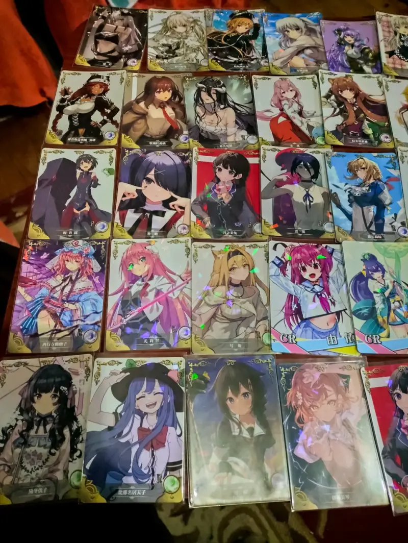 Colección de cartas de anime - 1