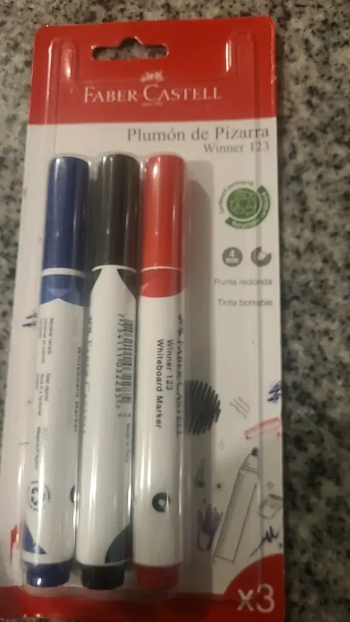 Set de Plumones de Pizarra Faber-Castell Winner 123 - 1
