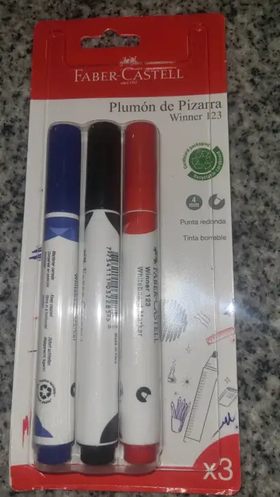 Set de Plumones de Pizarra Faber-Castell Winner 123 - miniatura 2