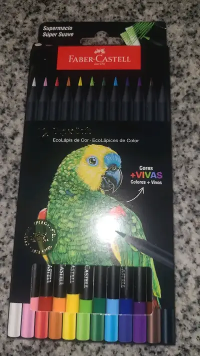Lápices de Colores Faber-Castell SuperSoft 12 Unidades - miniatura 2