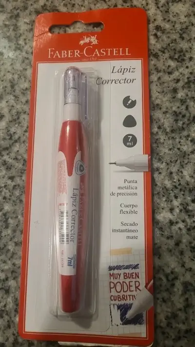 Lápiz Corrector Faber-Castell 7ml - miniatura 1