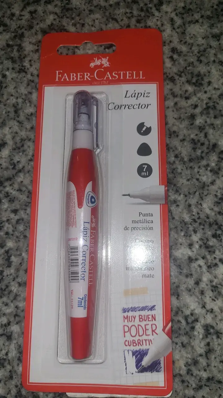 Lápiz Corrector Faber-Castell 7ml - 2