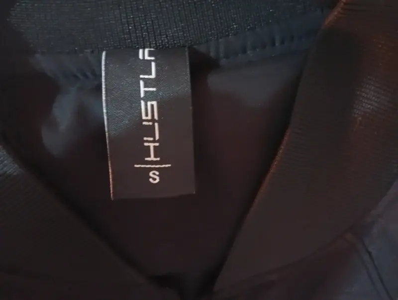 Chaqueta acolchada negra para hombre talla S - 2