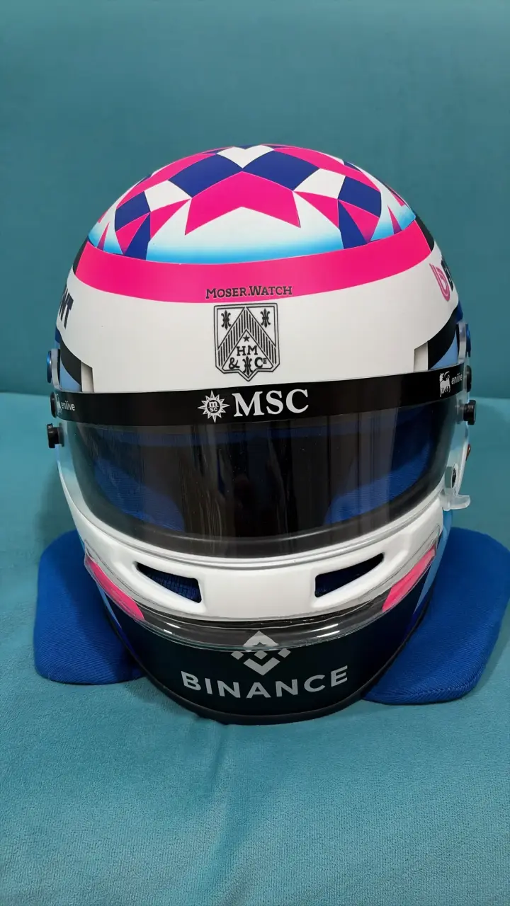 Casco de carreras BWT edición especial Franco Cola - 2
