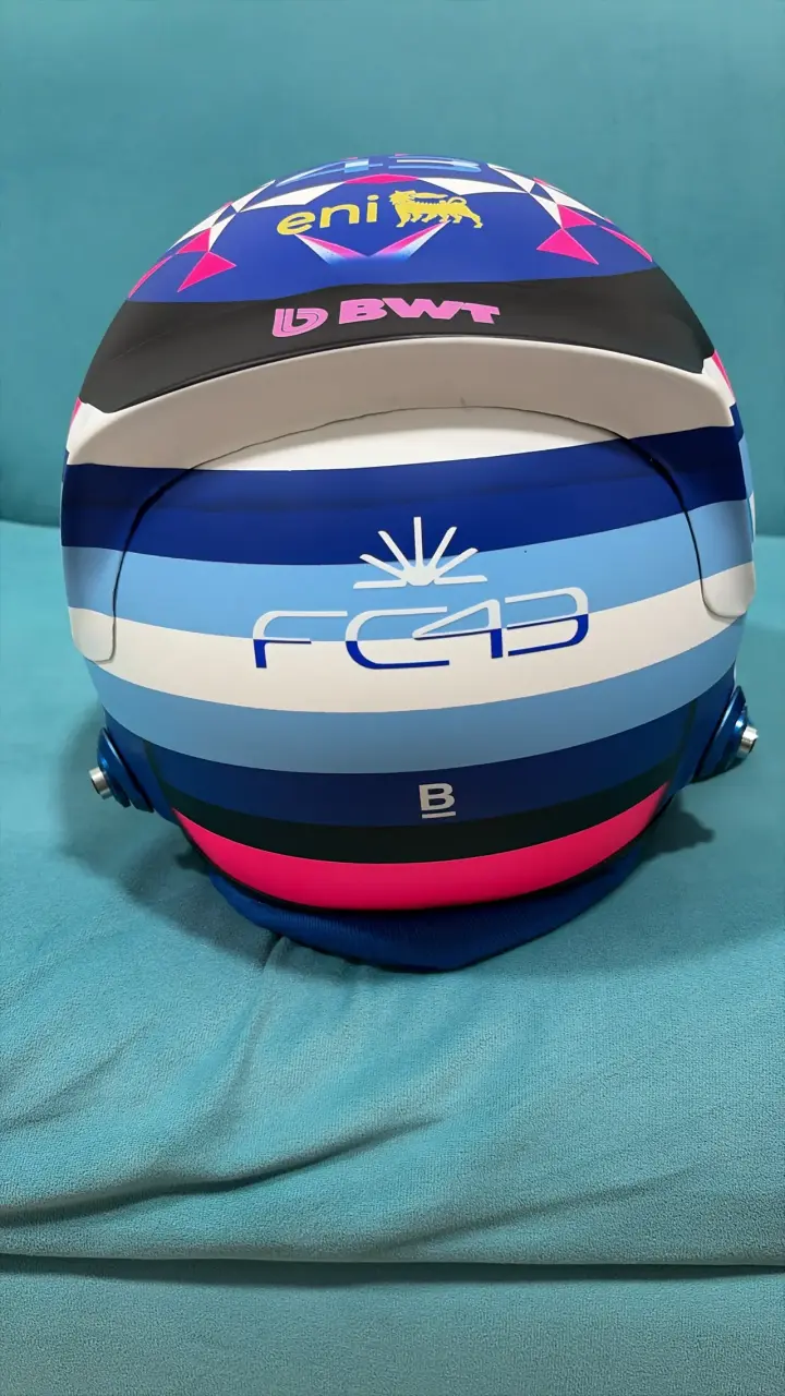 Casco de carreras BWT edición especial Franco Cola - 3