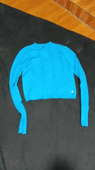Suéter azul de mujer talla M - miniatura 1