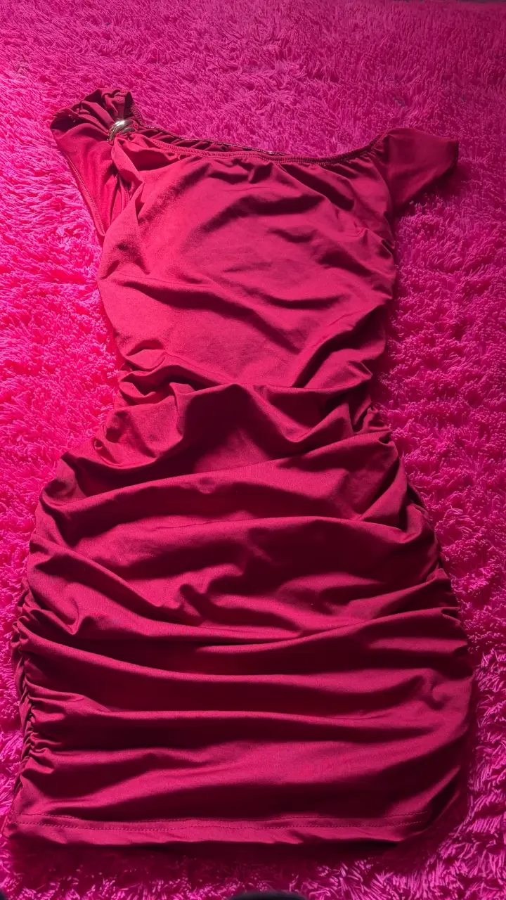 Vestido tendencia rojo
