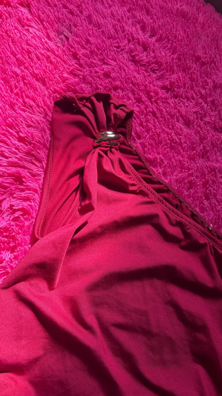 Vestido tendencia rojo - 3