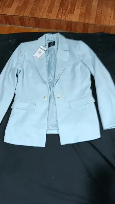 Blazer celeste para mujer Fashion Park - miniatura 1