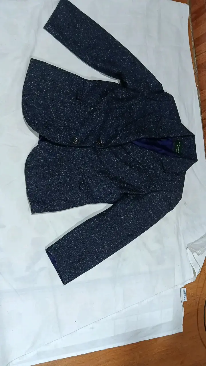 Blazer de lana azul Carven para mujer