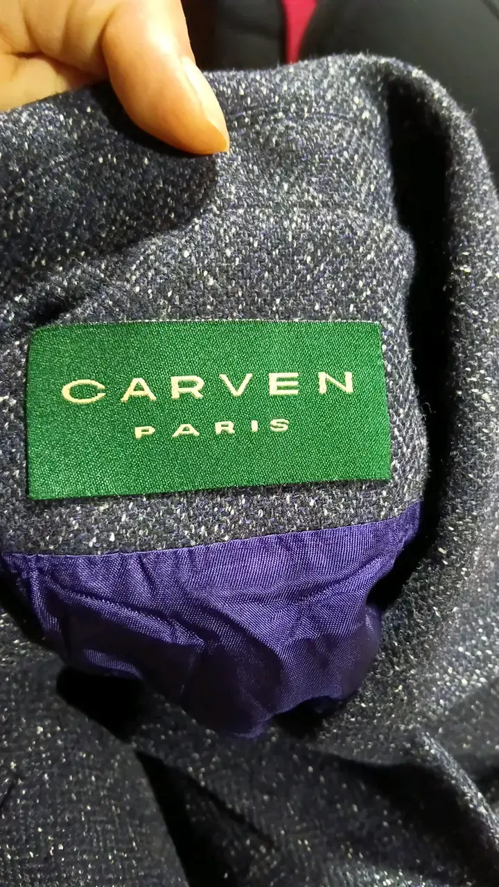 Blazer de lana azul Carven para mujer - 2