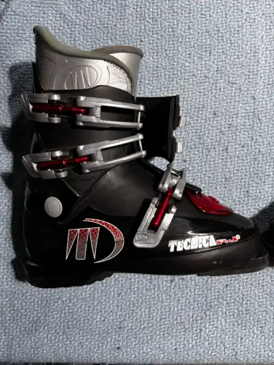 Botas de esquí Tecnica FJ4 negras con hebillas - miniatura 1
