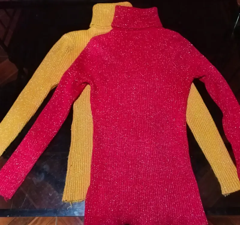 Suéter de cuello alto para mujer - 2