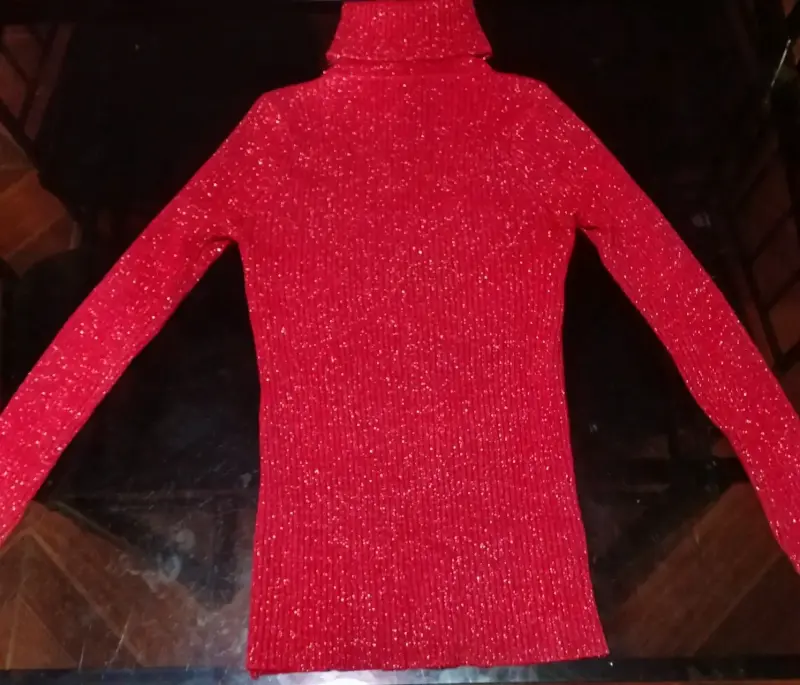 Suéter de cuello alto para mujer - 3
