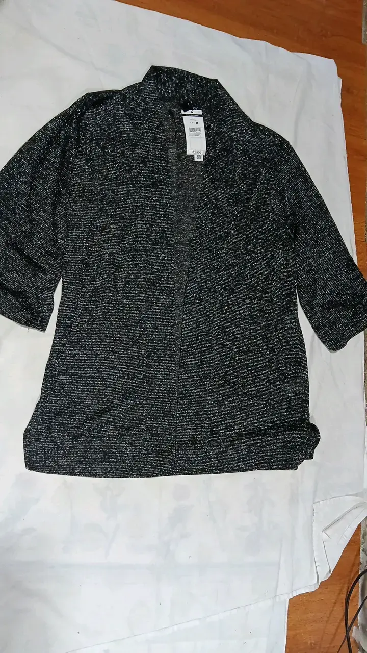 Cardigan gris oscuro para mujer