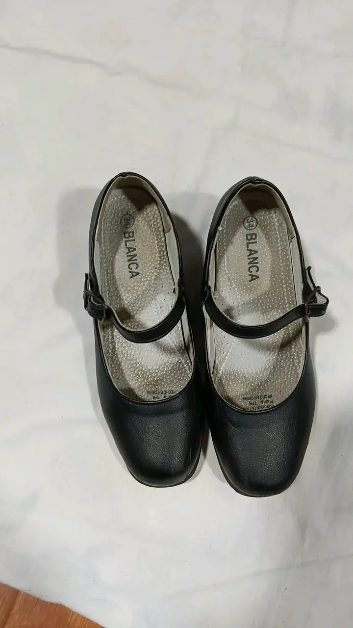Zapatos de baile flamenco negros con hebilla - 2