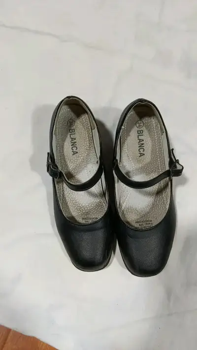 Zapatos de baile flamenco negros con hebilla - miniatura 2