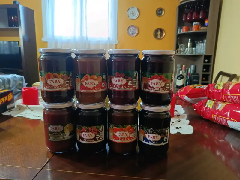 Set de Mermeladas Faby de Frutas Variadas 1kg