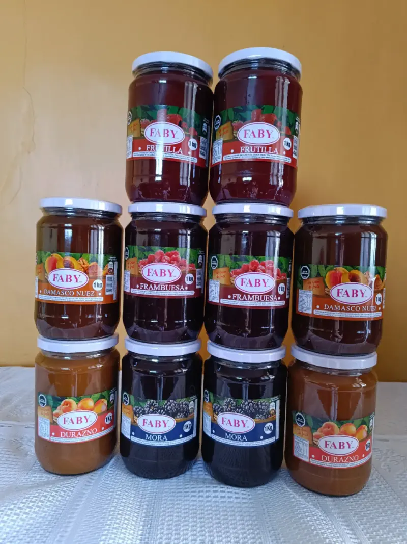 Set de Mermeladas Faby de Frutas Variadas 1kg - 3