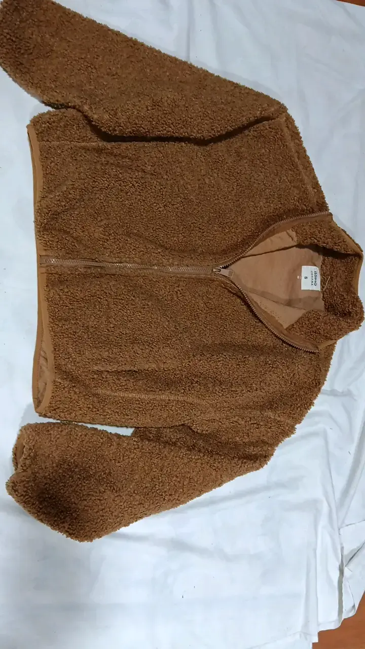 Chaqueta de lana marrón Issimo talla S