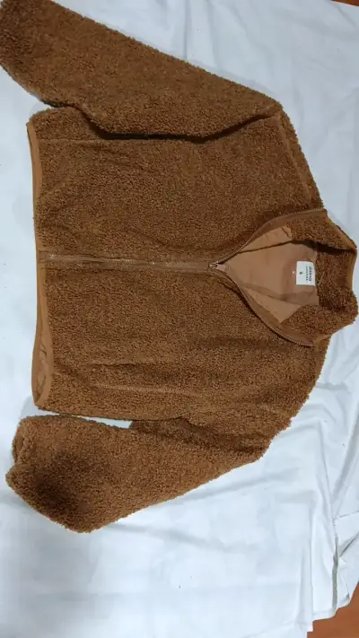 Chaqueta de lana marrón Issimo talla S - miniatura 1