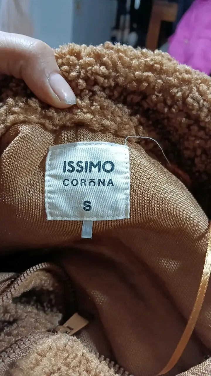 Chaqueta de lana marrón Issimo talla S - 2