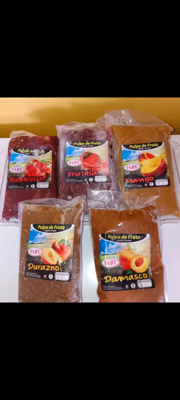 Pulpa de Fruta Congelada Faby Variados Sabores - 3
