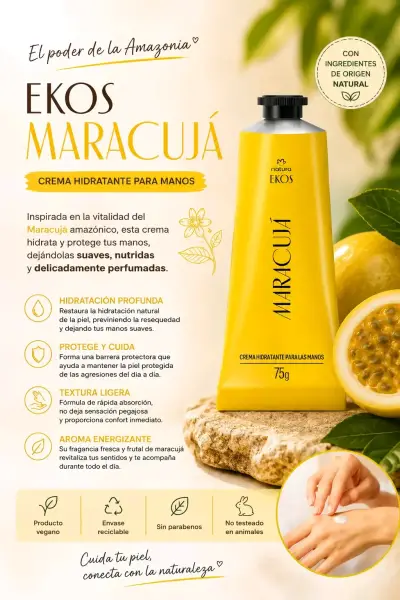 Crema Hidratante para Manos Natura Ekos - miniatura 2