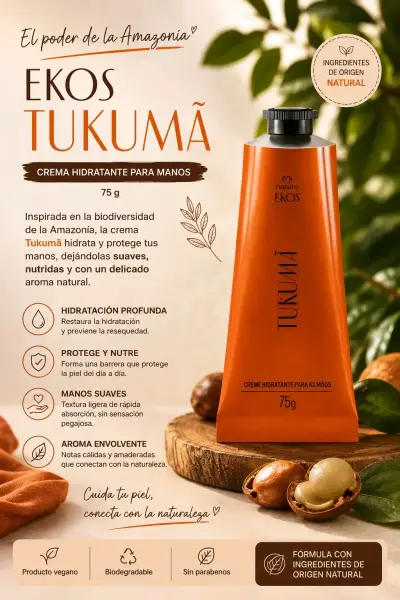 Crema Hidratante para Manos Natura Ekos - miniatura 3