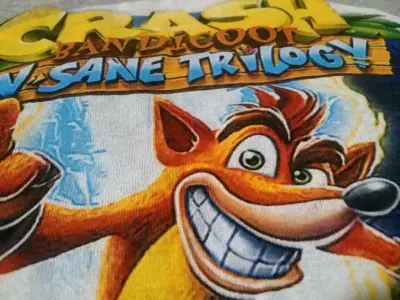 Polera Crash Bandicoot N. Sane Trilogy gris - miniatura 1