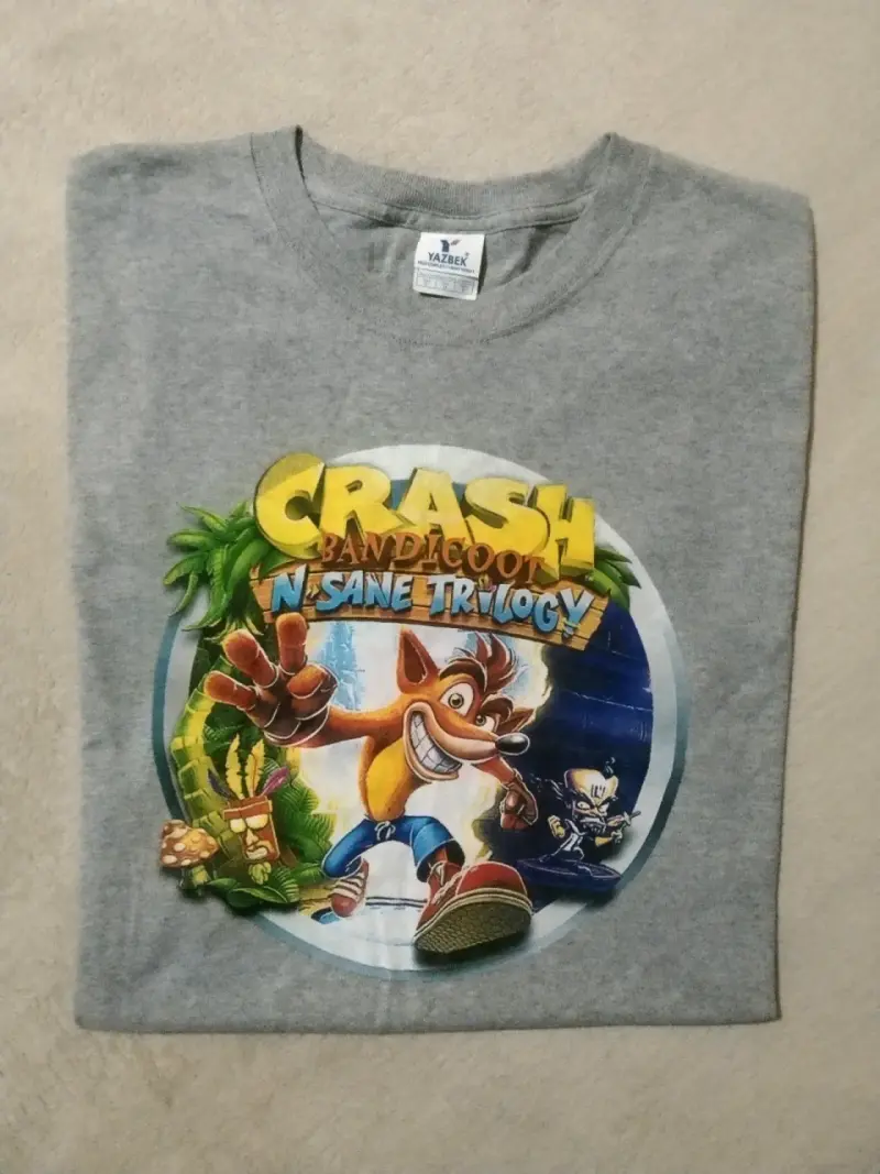 Polera Crash Bandicoot N. Sane Trilogy gris - 2