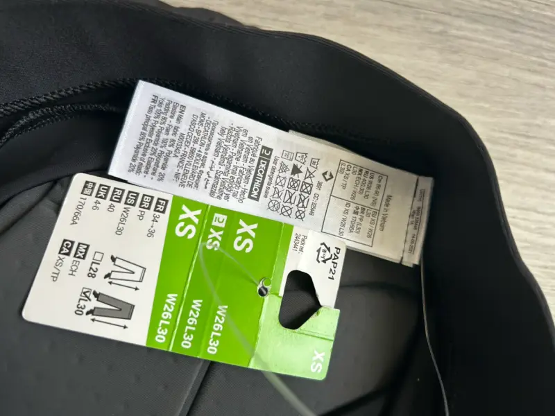 Calza de ciclismo negro para mujer Van Rysel - 3