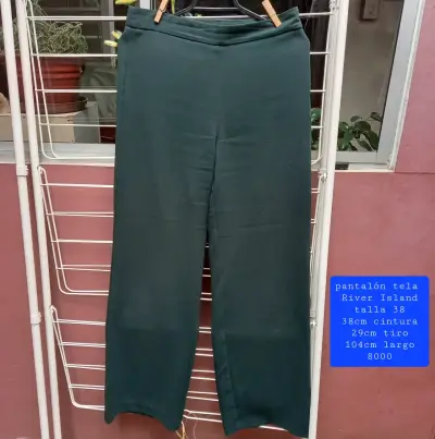 Pantalón verde River Island talla 38 - miniatura 1