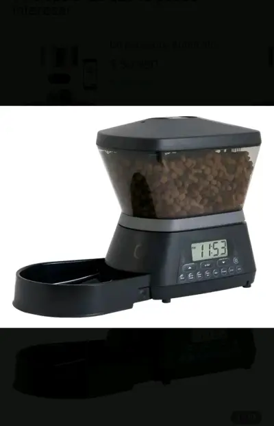 Dispensador automático de comida para mascotas Nano - miniatura 3