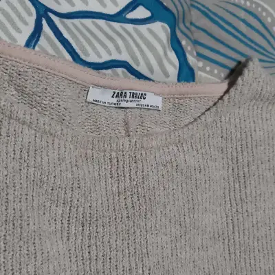 Suéter Zara Talla M Beige - miniatura 2