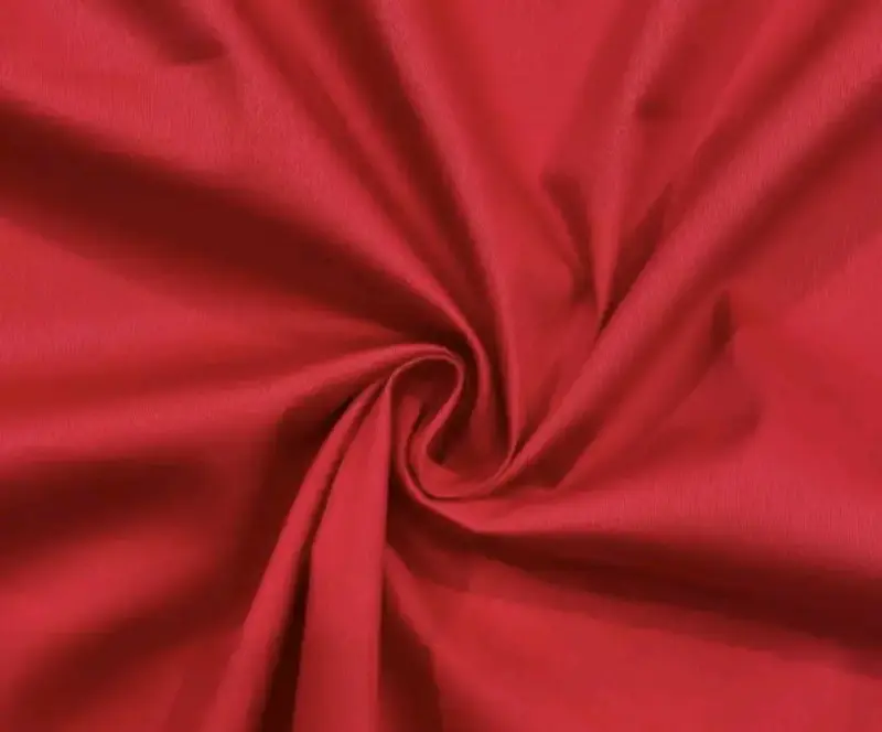 Tela lycra algodón roja para confección