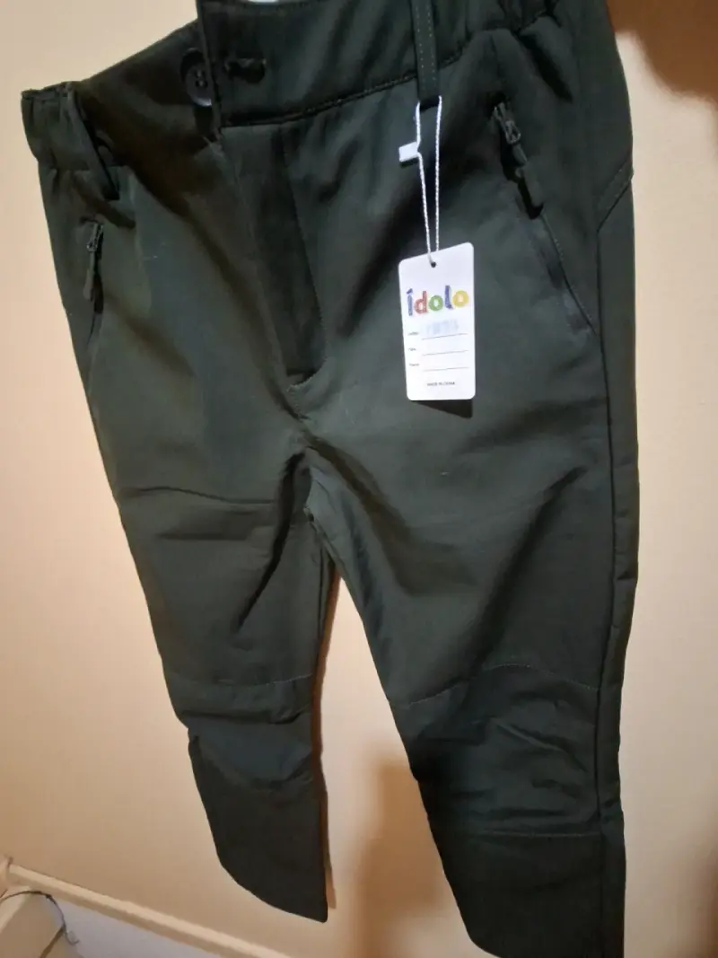 Pantalones de softshel verdes para mujer Ídolo