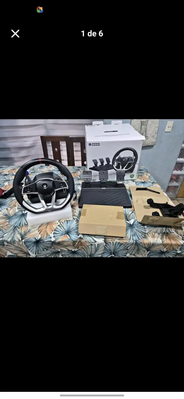Volante de Carreras con Pedales para Xbox - 1