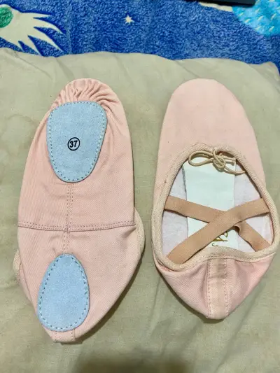 Zapatillas de Ballet (Mediapunta) Rosadas Talla 37 - miniatura 1