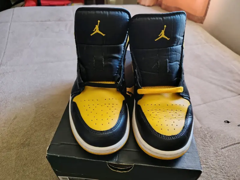 jordan 1 yellow ochre - 1