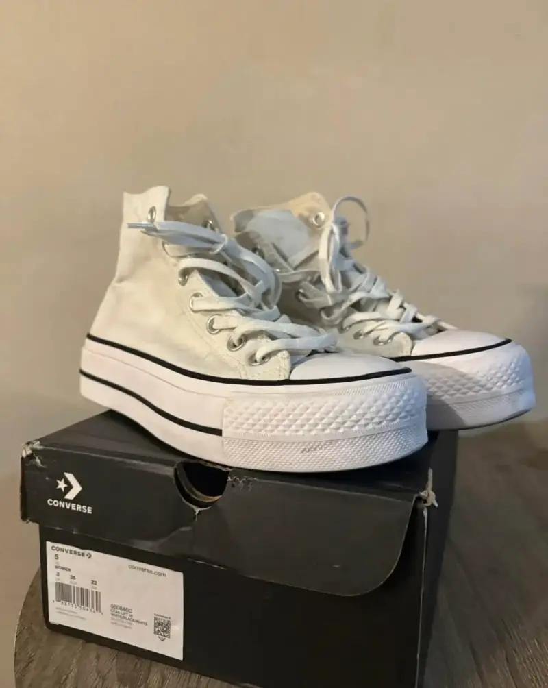 Zapatillas Converse Chuck Taylor Lift Hi Blancas - 3