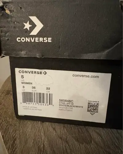 Zapatillas Converse Chuck Taylor Lift Hi Blancas - miniatura 4